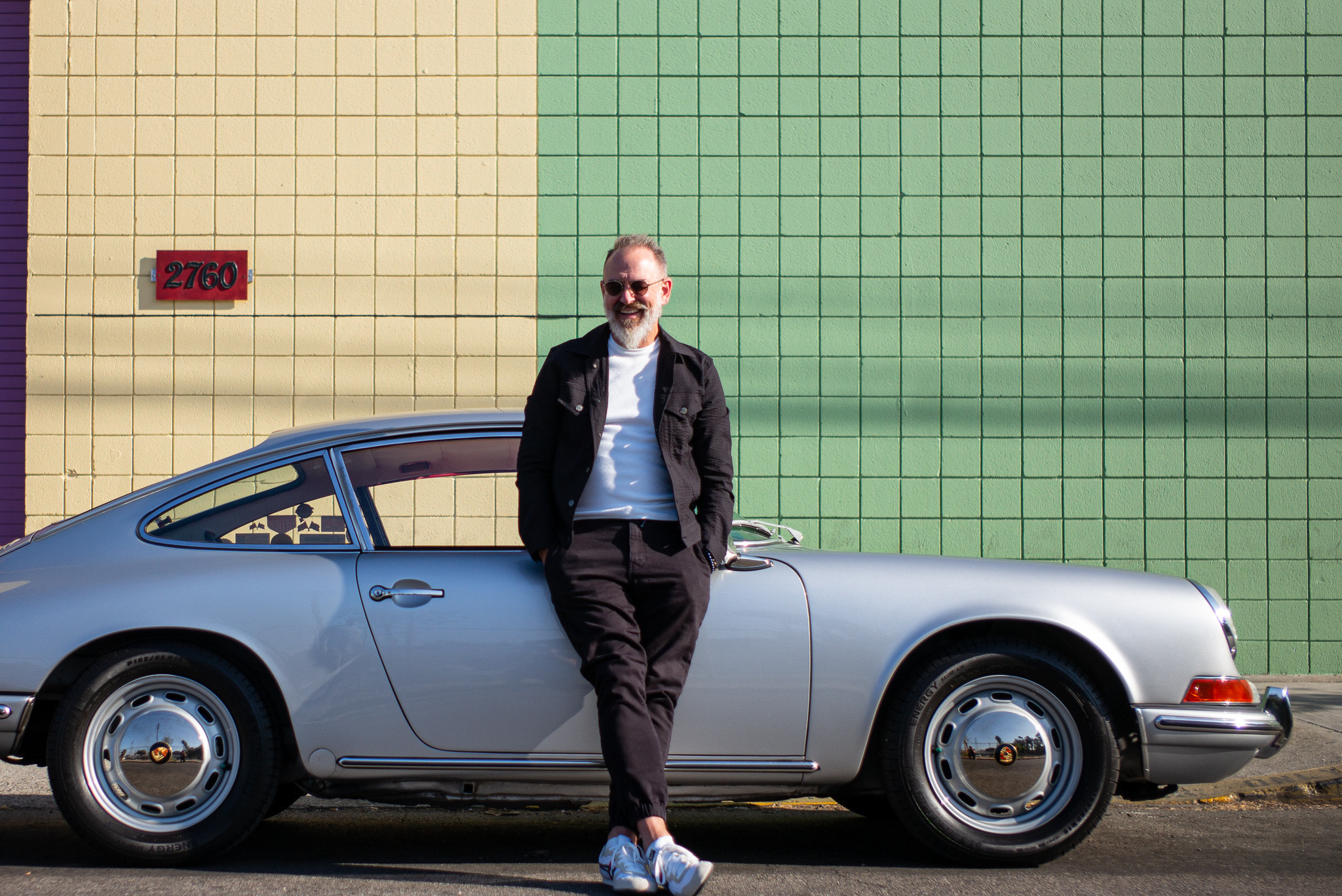 Ian James Corlett with ElectroPorsche